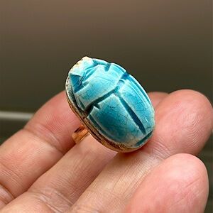 🖤Handmade Scarab ring